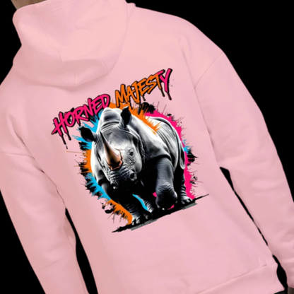 Horned Majesty Oversized Hoodies